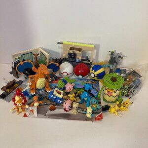 Mixed Lot of Pokemon Mega Construx Figures + Incomplete Sets + Manuals Charizard